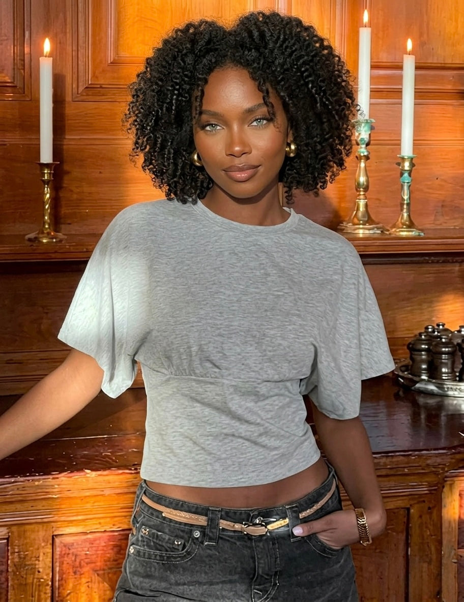 Women's Lightweight Cropped T-Shirt Top for Casual Outfits