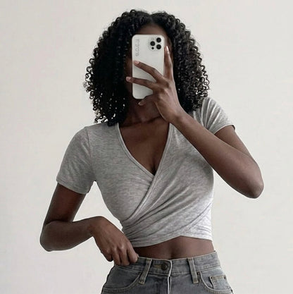 Women's Y2K Low-Cut Crop Tee
