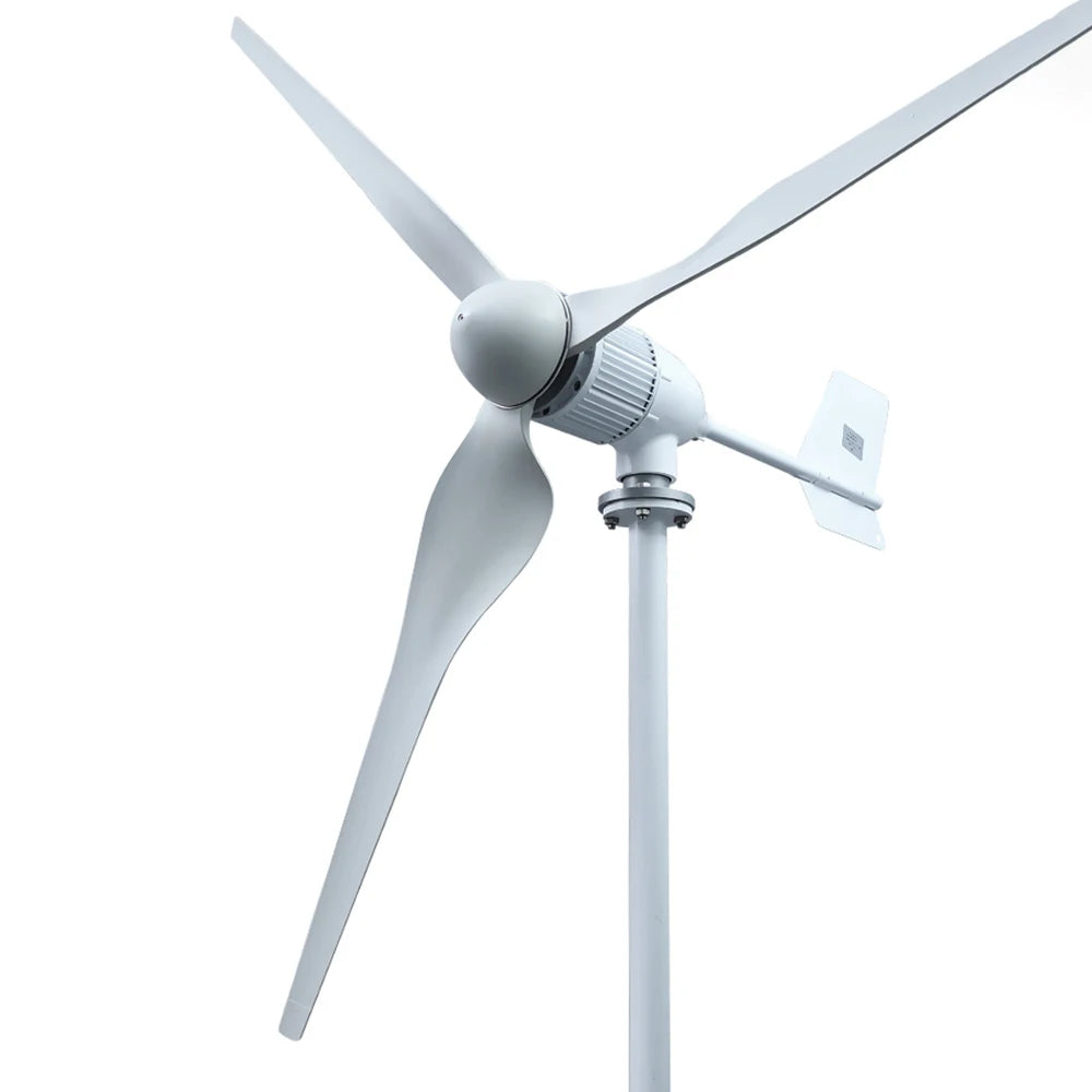 New Upgraded And More Powerful 6KW  Horizontal Wind Turbine Windmill Delivered From Polish Warehouse Low Speed Low Noise