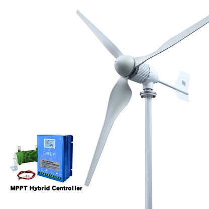 New Upgraded And More Powerful 6KW  Horizontal Wind Turbine Windmill Delivered From Polish Warehouse Low Speed Low Noise
