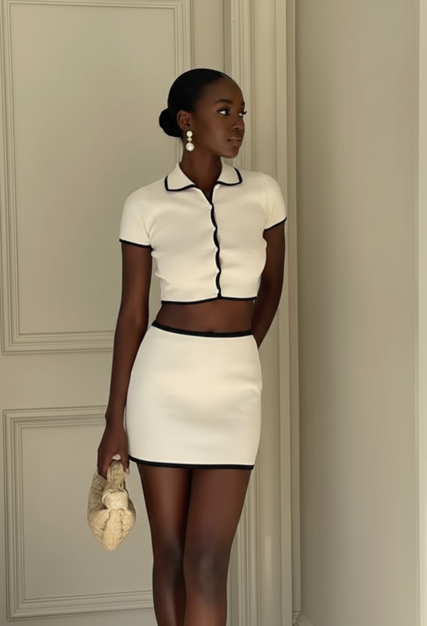 Ribbed Women 2 Piece Set